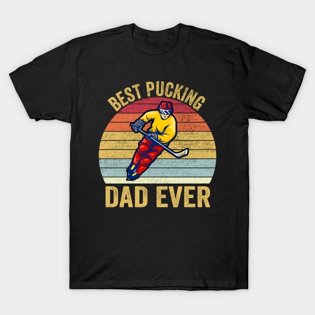 Best Pucking Dad vintage retro Fathers Day Gift T-Shirt by DragonTees